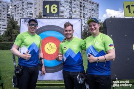 Svetovni pokal Antalya – bronasta medalja slovenske moške ekipe ukrivljenega loka (2)